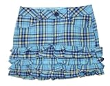 Girls Ruffled Plaid Skort