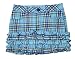 Justice Girls Ruffled Plaid Skort