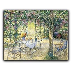 Lunch in a Trellised Garden - Gift Enclosure Cards (set of 12)