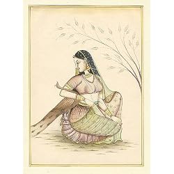 Modern Art Miniatures India Folk Paintings for Decoration