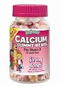 New & Improved  Lil Critters Calcium Gummy Bears with Vitamin D, Strong Bones Swirly Bears, 60-Count Bottles (Pack of 4)