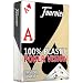 Fournier Vision Poker Size Peek Index Plastic Playing Cards (Red)