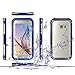 Galaxy S6 Case ,Waterproof Case Dustproof Shockproof Snowproof Gel Touch Screen Ipx8 Swimming Diving Cover For Samsung GALAXY S6 2015 (deep blue)