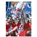 Ryan Giggs Signed Man Utd Photo: Record Eleventh Premiership