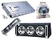 Lanzar Mega Amplifier/Subwoofer/Capacitor/Installation Package for Car/Truck/SUV -- VIBE286 Viberant 2 Channel 4000W High Power Mosfet Amplifier + VCHB310 Vector 3000W Triple 10 Slim Designed Bass Box Enclosure + LQ30CAP Contaq 3.0 Farad 12V. Power Capacitor + AMPKIT8 Contaq 1200W 8 Gauge Power Amp Kit.