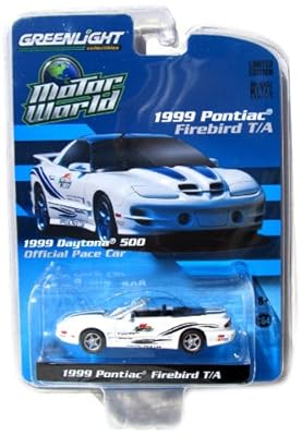 GreenLight Motor World Pace Cars - 1999 Pontiac Firebird T/A Daytona 500 Pace Car 1:64 Scale