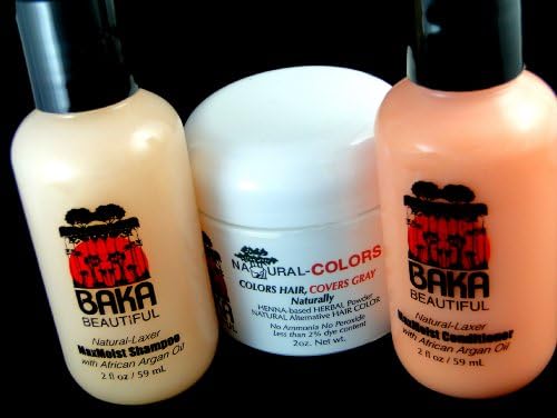 Baka Beautiful Natural Hair Colors Kit Gray Coverage