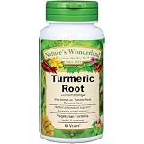 Nature's Wonderland Turmeric Root Herbal Supplement Capsules, 700 mg, 60-Count Bottles (Pack of 3)