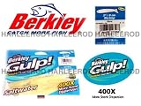 Berkley Saltwater Gulp Fishing Lures 3 Shrimp Glow