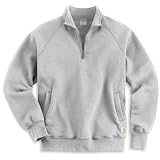 Carhartt K503 Mens Midweight Quarter-Zip Mock-Neck Sweatshirt