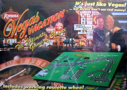 Vegas Vacation The Ultimate Game of Chance with Working Roulette Wheel