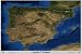 Spain & Portugal from space satellite print/poster photograph: 24x36 glossy