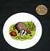3 button / pin printed with badger, wildlife, hunting, animal, sniffing, foraging