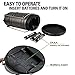 Ultra Bright LED Lantern Camping Lantern - Collapses - Suitable for: Hiking, Camping, Emergencies, Hurricanes, Outages - Super Bright - Lightweight - Water Resistant - Black