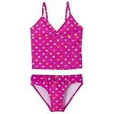 Girls' Xhilaration 2-pc. Multicolor Heart Swimsuit