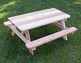 Outdoor Living : Kid's Red Cedar Picnic Table