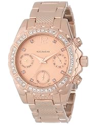 Rocawear Womens RL0121RG1-471 Stylish Bracelet Enamel Bezel Watch