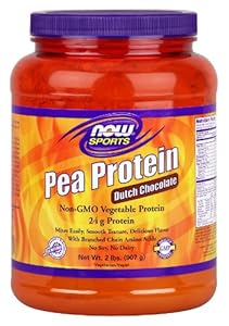 Now Foods Pea Protein Chocolate Powder, 2.4 Pound