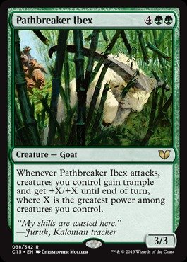 Magic: the Gathering - Pathbreaker Ibex (038/342) - Commander 2015