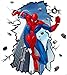 Giant Superman Spiderman 3D Wall Sticker for Kids Rooms Wall Adhesive Home Decor Wall Decals