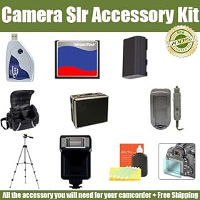 ADVANCED SLR ACCESSORY KIT FOR CANON EOS 7D DIGITAL SLR CAMERAS KIT INCLUDES BATTERY,...