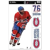 Montreal Canadiens Official 11"x17" sheet NHL Car Window Cling Decal