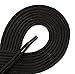 OrthoStep Round Athletic Black 45 inch - Shoes and Sports Laces - Shoelaces 2 Pair Pack
