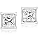 1/2ctw Diamond Princess Stud Earrings (GH/VS) in White Gold