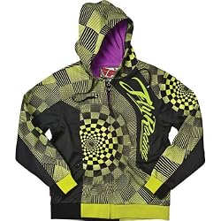 Fly Racing VanHoodie Youth Boys Hoody Zip Pullover Casual Wear Sweatshirt - Yellow