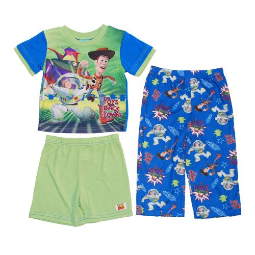 Toy Story Boys 3 Piece Pajama Set in Sizes 2T-4T