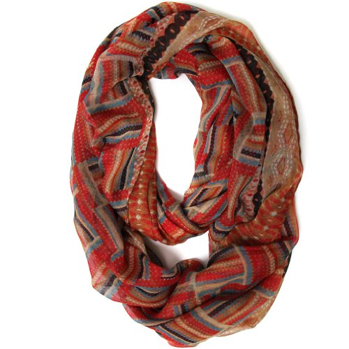 Scarfand's Mixed Infinity Brick Scarf