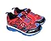 Marvel Boys Spiderman Lighted Black Red Shoe Sneaker