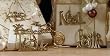 Club Pack of 12 Winter's Beauty Gold Inspirational Word Christmas Ornaments