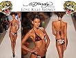 Ed hardy LOVE KILLS SLOWLY Adjustable Triangle Swimwear Top