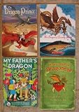 Dragons: Set of 4 Chapter Books (How to Speak Dragonese ~ My Father's Dragon ~ The Dragon of Lonely Island ~ The Dragon Prince)