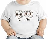 Sugar skull オーガニックベビーTシャツ 12 - 18 Months