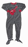 Carter's Kids Footed Fleece Striped Guitar Blanket Sleeper Pajamas