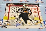 RYAN MILLER Buffalo Sabres SIGNED 16x20 Goalie Photo