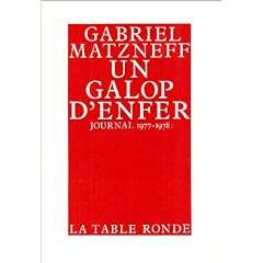 Un galop d'enfer (Journal 1977-1978)