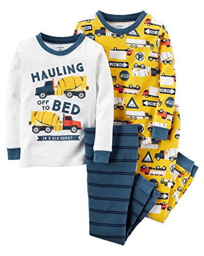Carter's Little Boys' 4-Piece Snug Fit Cotton Pajamas