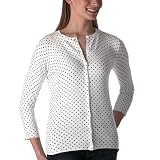 Cherokee® Cardigan - White with Black Dots at Cherokee