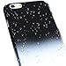 iPhone 6 Case - KooJoee® Pack of 4 Pieces Clear 3D Waterdrop Raindrop Hard Plastic Back Cover Case for 4.7 inch Apple iPhone 6 6G with Free Stylus Screen Protectors, Black/White/Sky Blue/Hot Pink