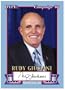 Rudy Giuliani 2008 Hype Campaign Rookie Card with Fax Autograph Republican