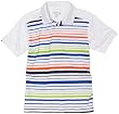 Boys Elliot- Performance Short Sleeve Polo With Print