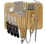 Review Jim Beam JB0102 / Jim Beam JB0102 22-Piece Stainless-Steel Barbecue Tool Set