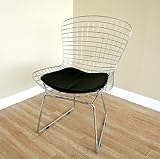IMAGE OF Bertoia-Style Modern Metal Wire Side Chair - Set of 2