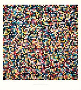 ポスター ゲルハルト リヒター 4096 Colors 1974