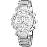 Akribos XXIV Men's AK439SS Dazzling Diamond Chronograph Watch