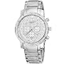 Akribos XXIV Men's AK439SS Dazzling Diamond Chronograph Watch
