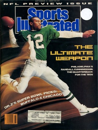 Randall Cunningham Unsigned 1989 Sports Illustrated